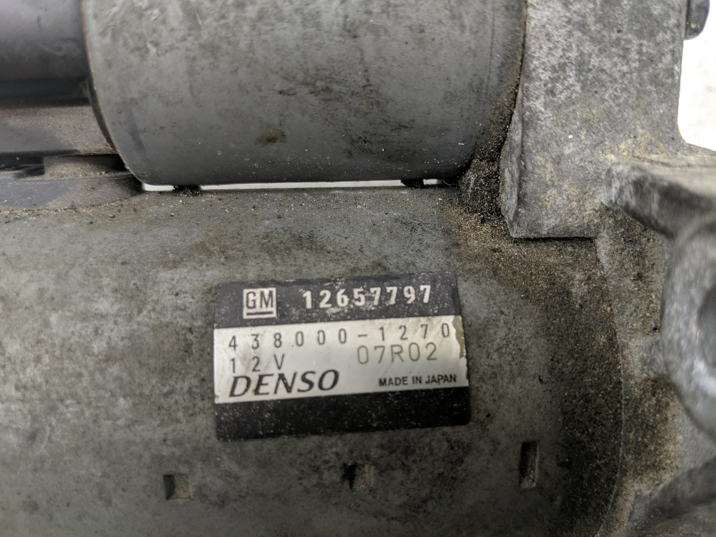 2014-2017 Buick Regal Car Starter Motor Solenoid OEM P/N:12657797 42800-1470 Fits OEM Used Auto Parts - Oemusedautoparts1.co