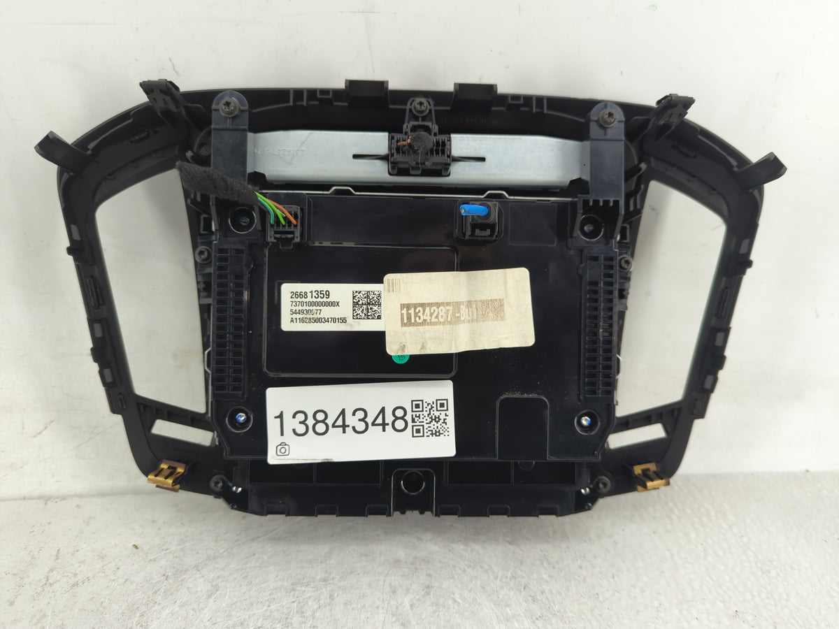 2015-2017 Buick Regal Information Radio Display Screen 1384348 - Oemusedautoparts1.com
