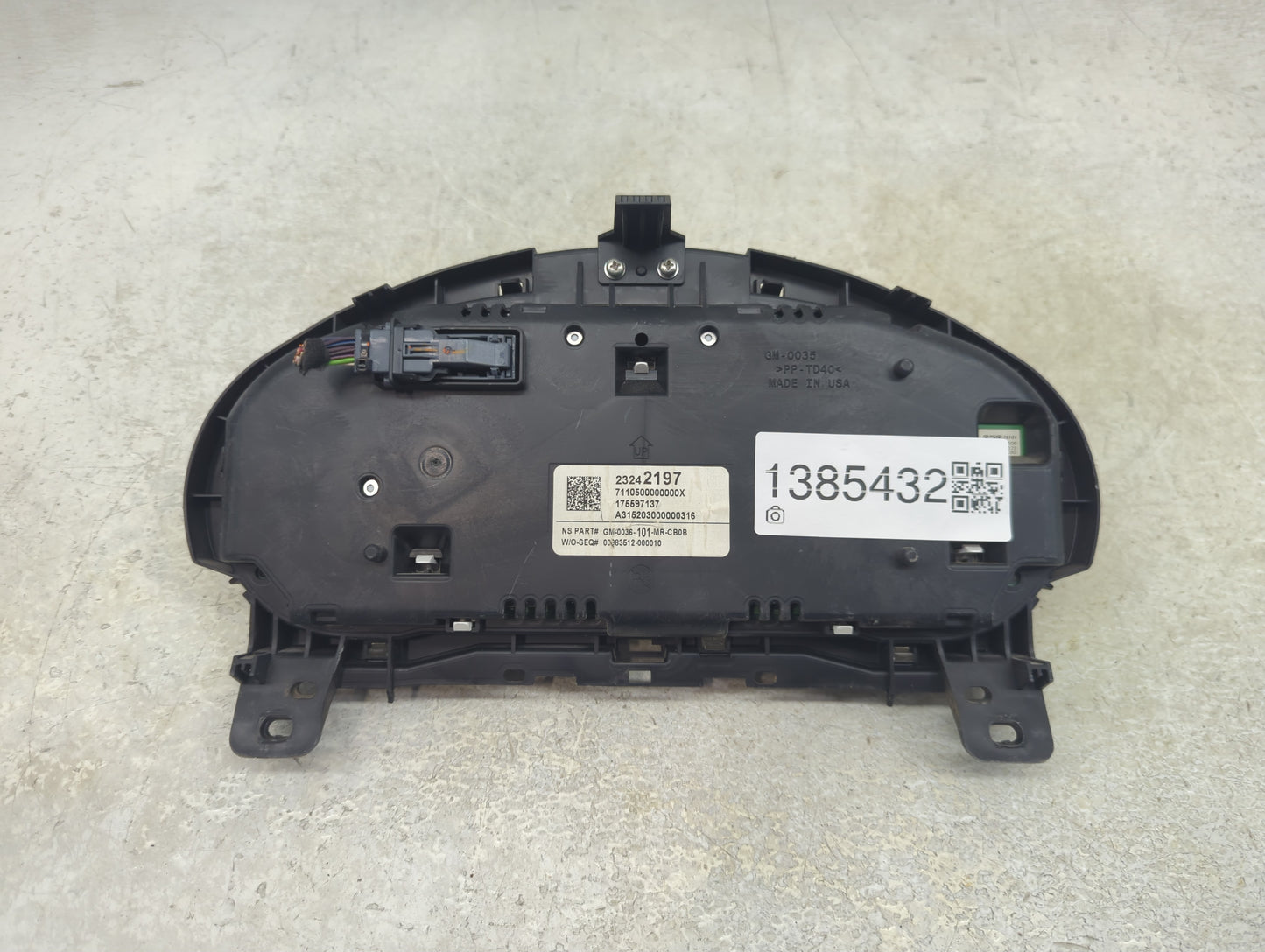 2015 Buick Regal Instrument Cluster Speedometer Gauges P/N:175597137 23242197 Fits OEM Used Auto Parts - Oemusedautoparts1.c