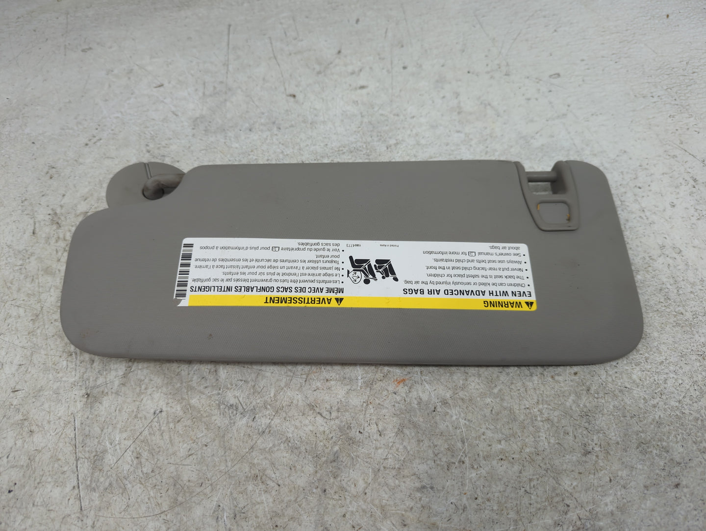 2011-2015 Buick Regal Sun Visor Shade Replacement Passenger Right Mirror Fits Fits 2011 2012 2013 2014 2015 OEM Used Auto Pa