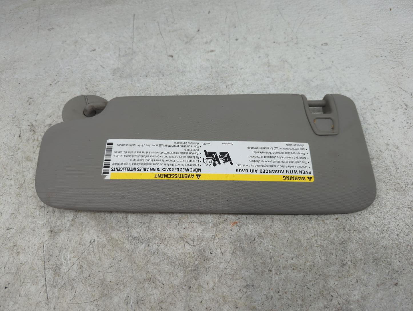 2011-2015 Buick Regal Sun Visor Shade Replacement Passenger Right Mirror Fits Fits 2011 2012 2013 2014 2015 OEM Used Auto Pa