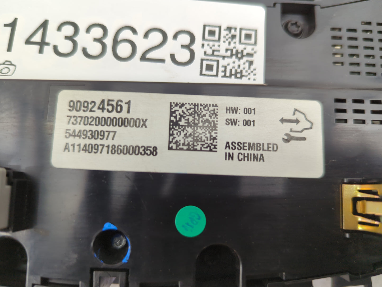 2014-2017 Buick Regal Climate Control Module Temperature AC/Heater Replacement P/N:90924561 544930977 Fits OEM Used Auto Par