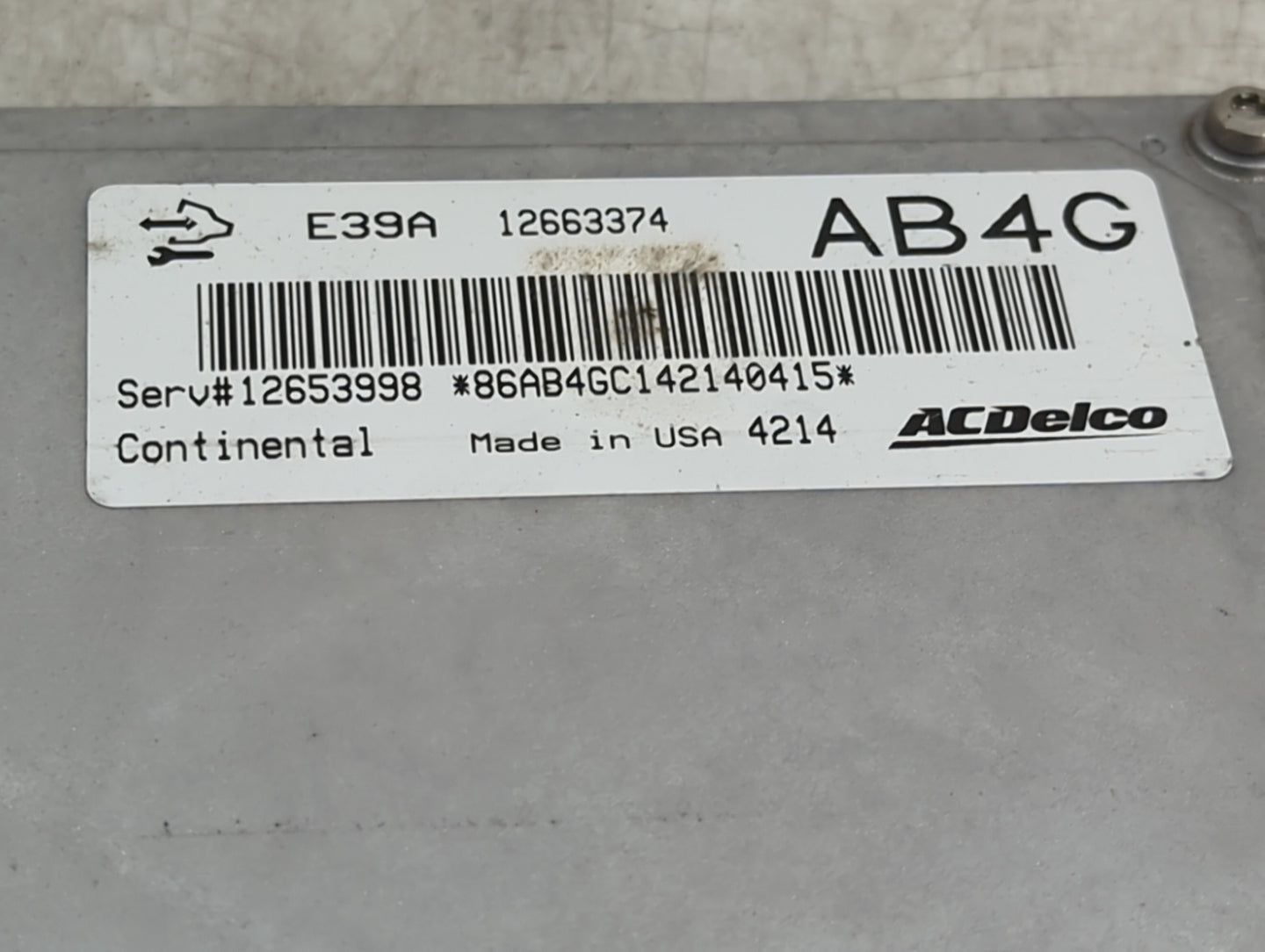 2013-2016 Buick Regal PCM Engine Control Computer ECU ECM PCU OEM P/N:12663374 12653998 Fits Fits 2013 2014 2015 2016 OEM Us