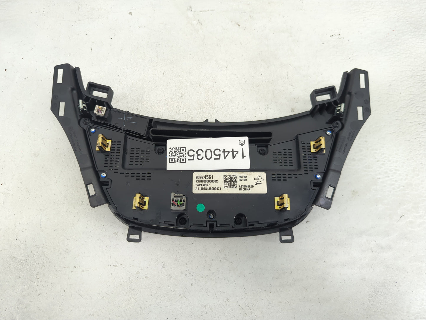 2014-2017 Buick Regal Climate Control Module Temperature AC/Heater Replacement P/N:90924561 7370200000000X Fits OEM Used Aut