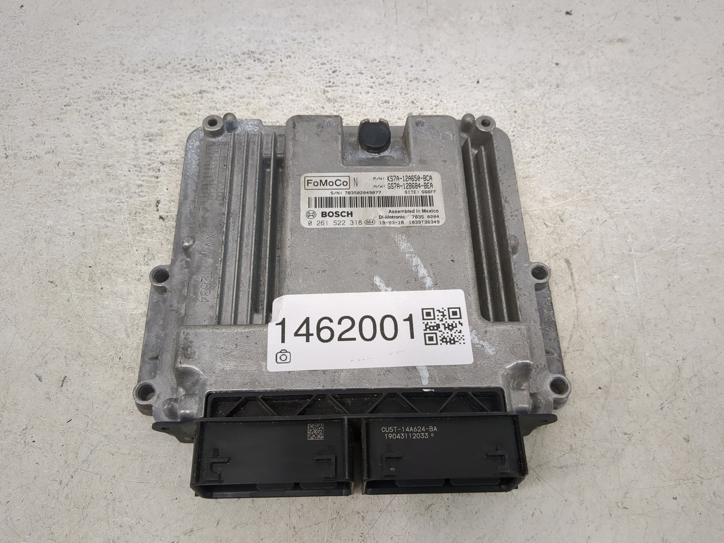 2013-2016 Buick Regal PCM Engine Control Computer ECU ECM PCU OEM P/N:GS7A-12B684-BEA KS7A-12A650-BCA Fits OEM Used Auto Par