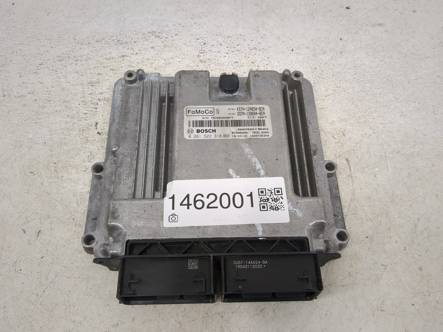 2013-2016 Buick Regal PCM Engine Control Computer ECU ECM PCU OEM P/N:GS7A-12B684-BEA KS7A-12A650-BCA Fits OEM Used Auto Par