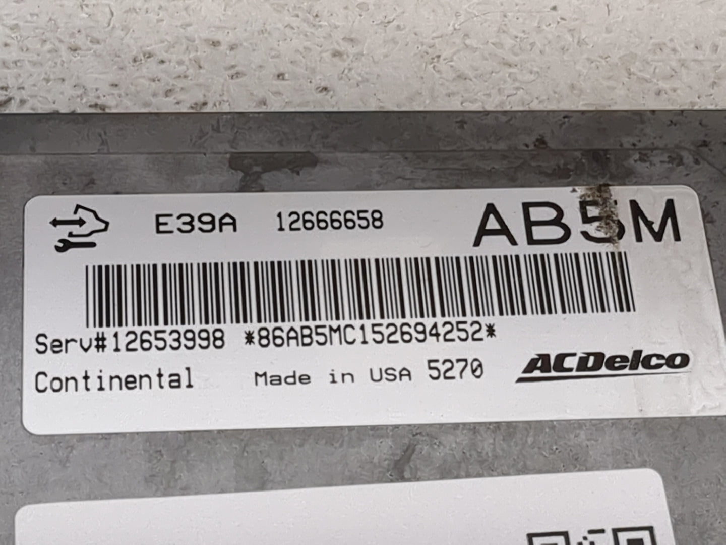 2013-2016 Buick Regal PCM Engine Control Computer ECU ECM PCU OEM P/N:12663374 12653998 Fits Fits 2013 2014 2015 2016 OEM Us