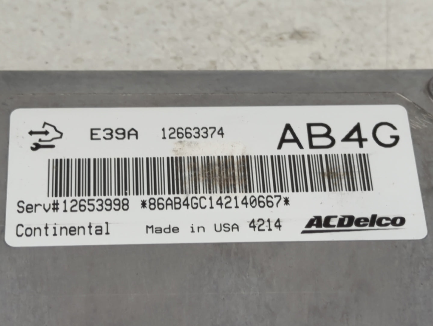 2013-2016 Buick Regal PCM Engine Control Computer ECU ECM PCU OEM P/N:12663374 12653998 Fits Fits 2013 2014 2015 2016 OEM Us