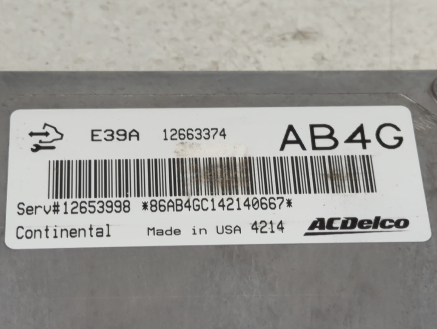 2013-2016 Buick Regal PCM Engine Control Computer ECU ECM PCU OEM P/N:12663374 12653998 Fits Fits 2013 2014 2015 2016 OEM Us