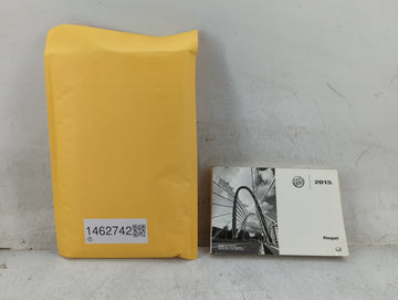 2015 Buick Regal Owners Manual Book Guide P/N:22941512 OEM Used Auto Parts - Oemusedautoparts1.com
