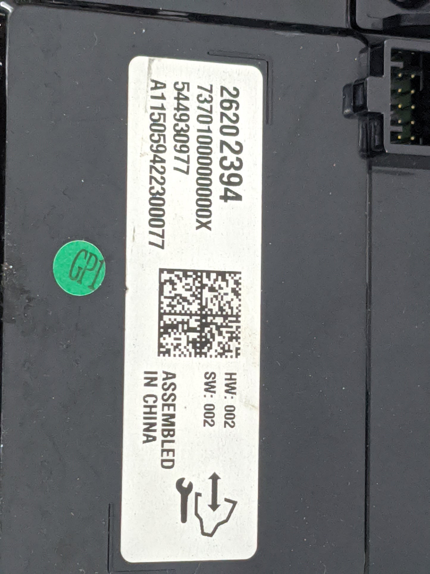 2015-2017 Buick Regal Radio Control Panel 1483388 - Oemusedautoparts1.com