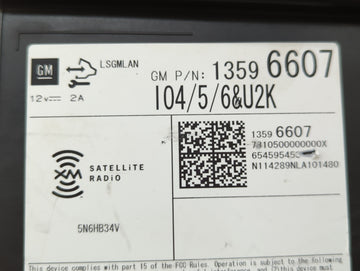 2015-2015 Buick Regal Am Fm Cd Player Radio Receiver