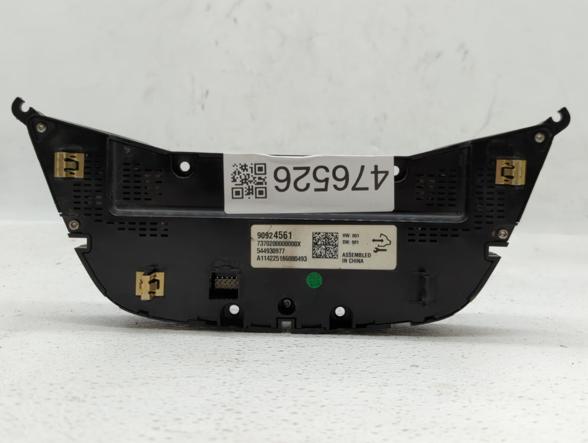 2014-2017 Buick Regal Climate Control Module Temperature AC/Heater Replacement P/N:26202378 90924561 Fits Fits 2014 2015 201