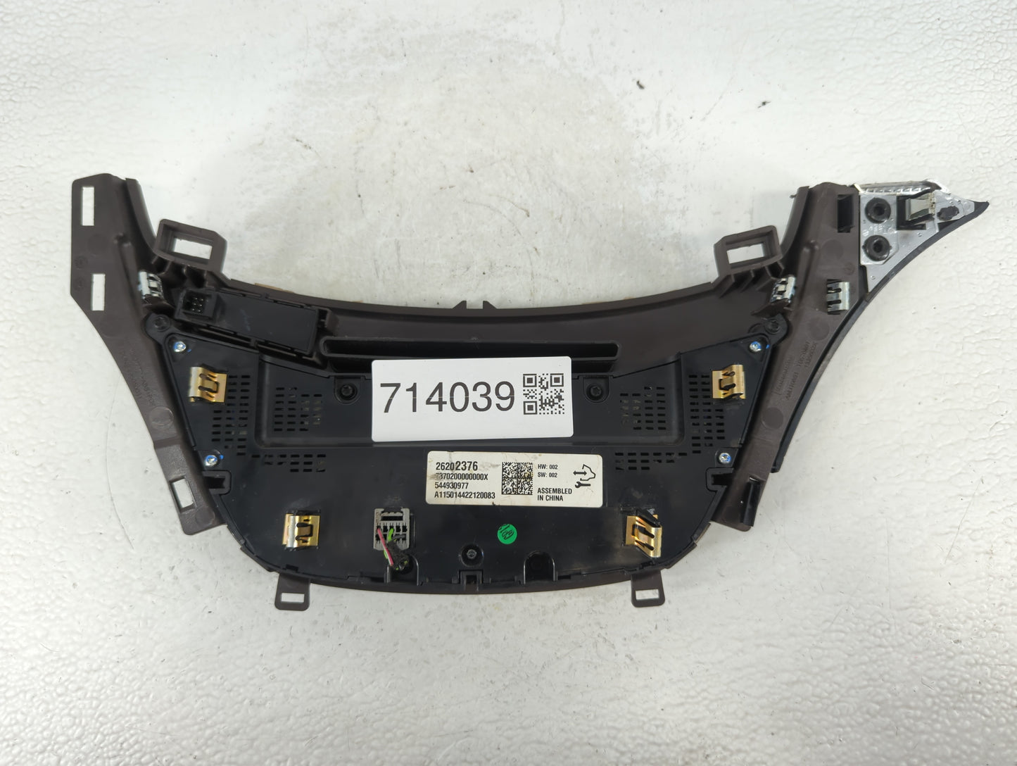 2014-2016 Buick Regal Climate Control Module Temperature AC/Heater Replacement P/N:26202376 Fits Fits 2014 2015 2016 OEM Use