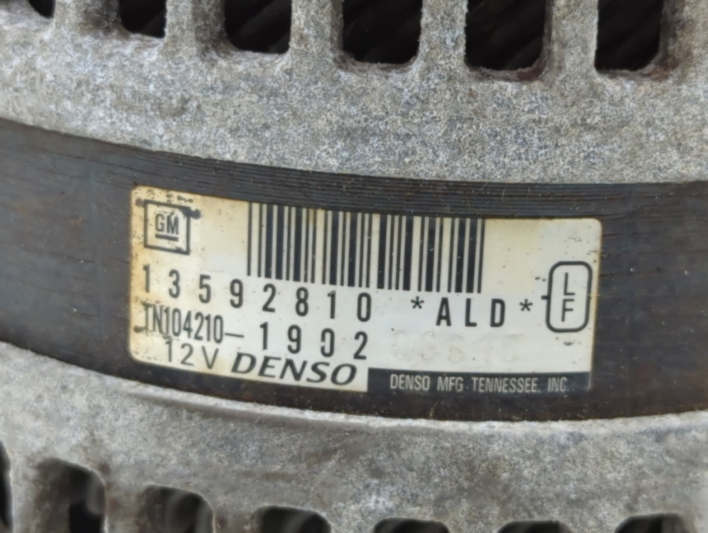 2014-2017 Buick Regal Alternator Replacement Generator Charging Assembly Engine OEM P/N:TN104210-1902 13592810 Fits OEM Used