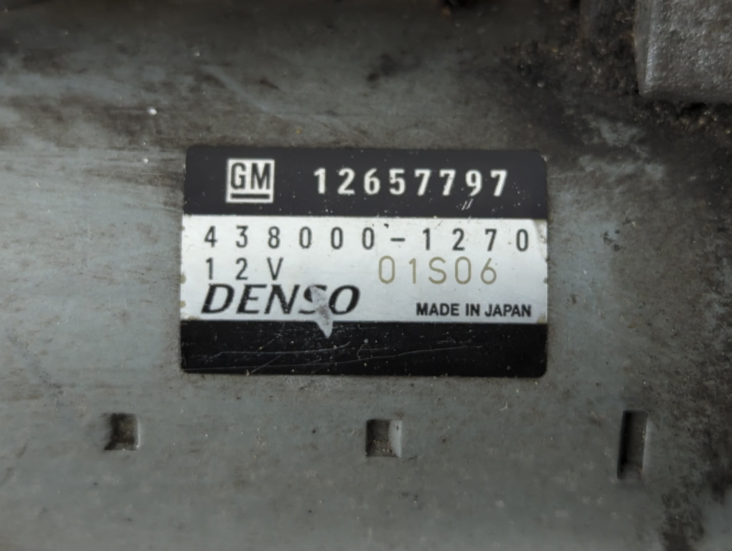 2014-2017 Buick Regal Car Starter Motor Solenoid OEM P/N:438000-1270 12657797 Fits OEM Used Auto Parts - Oemusedautoparts1.c