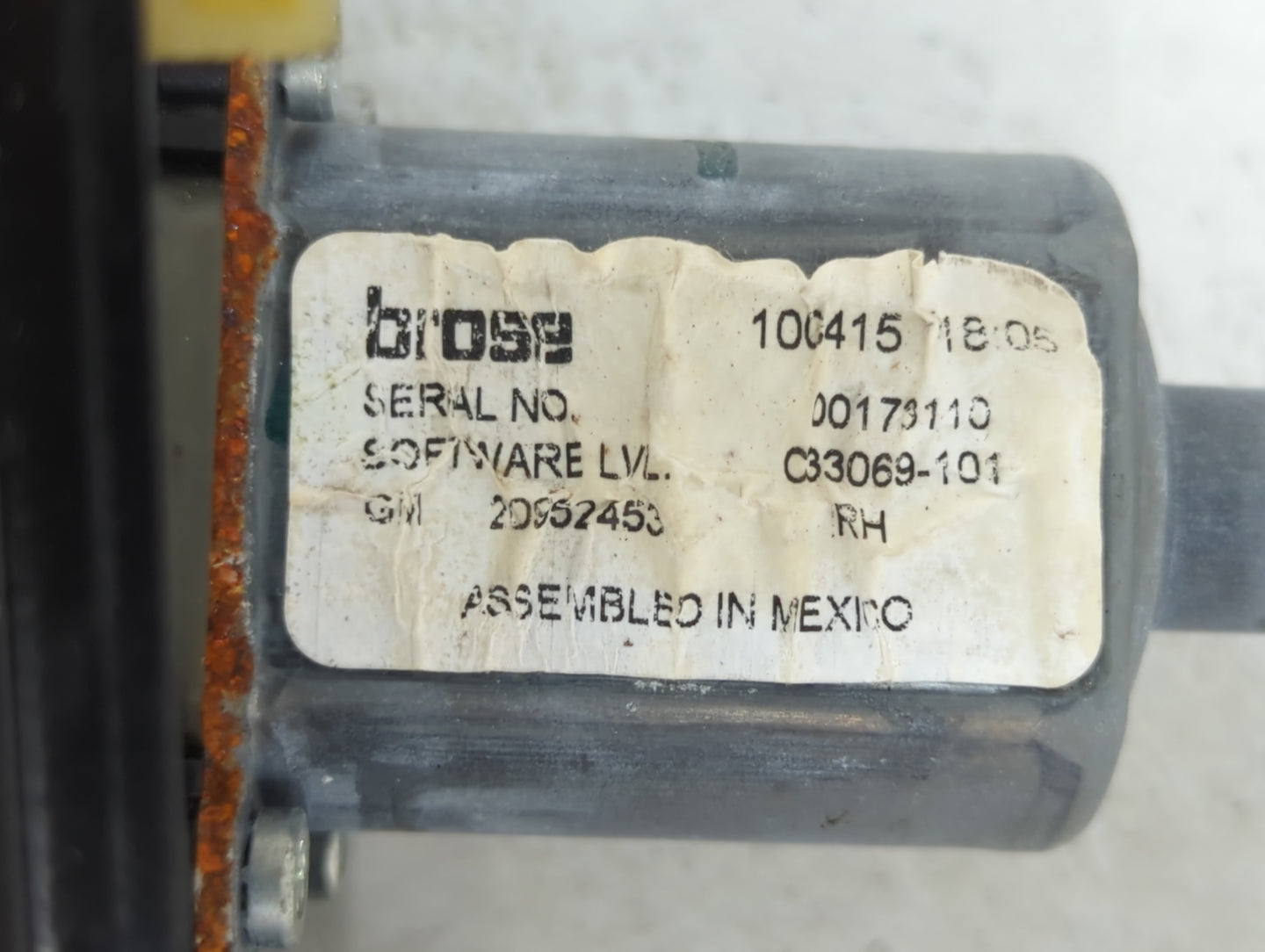 2011-2017 Buick Regal Used Window Regulator Passenger Front 903531 - Oemusedautoparts1.com