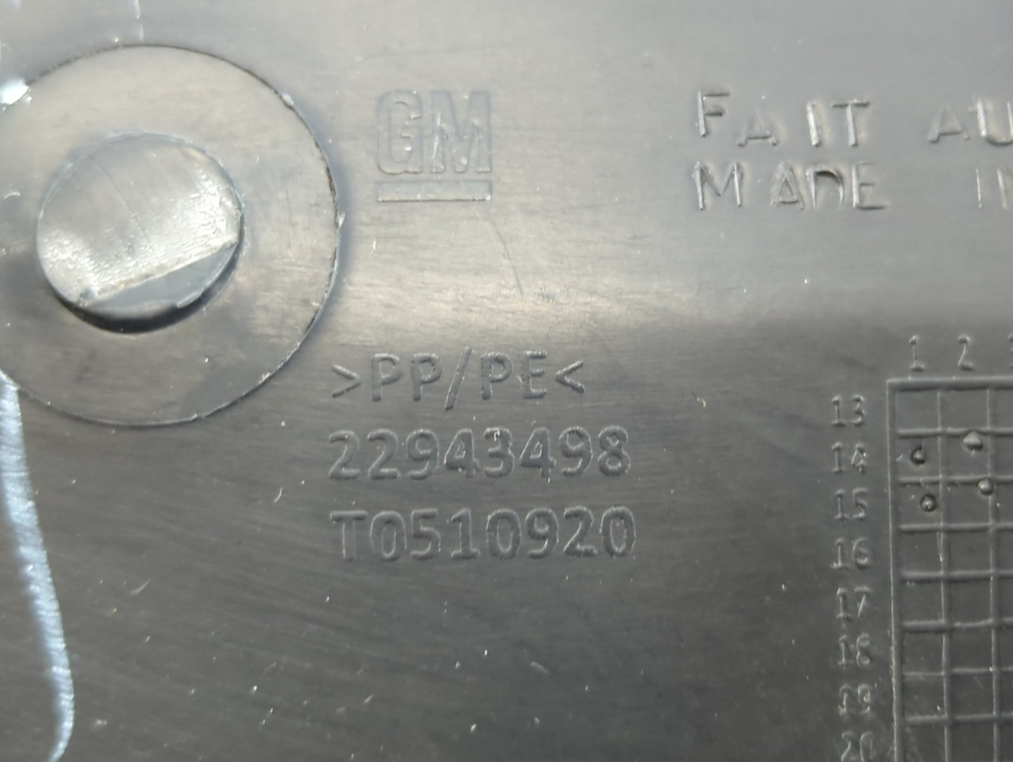 2015 Buick Regal Passenger Glove Box Door Storage Compartment - Oemusedautoparts1.com