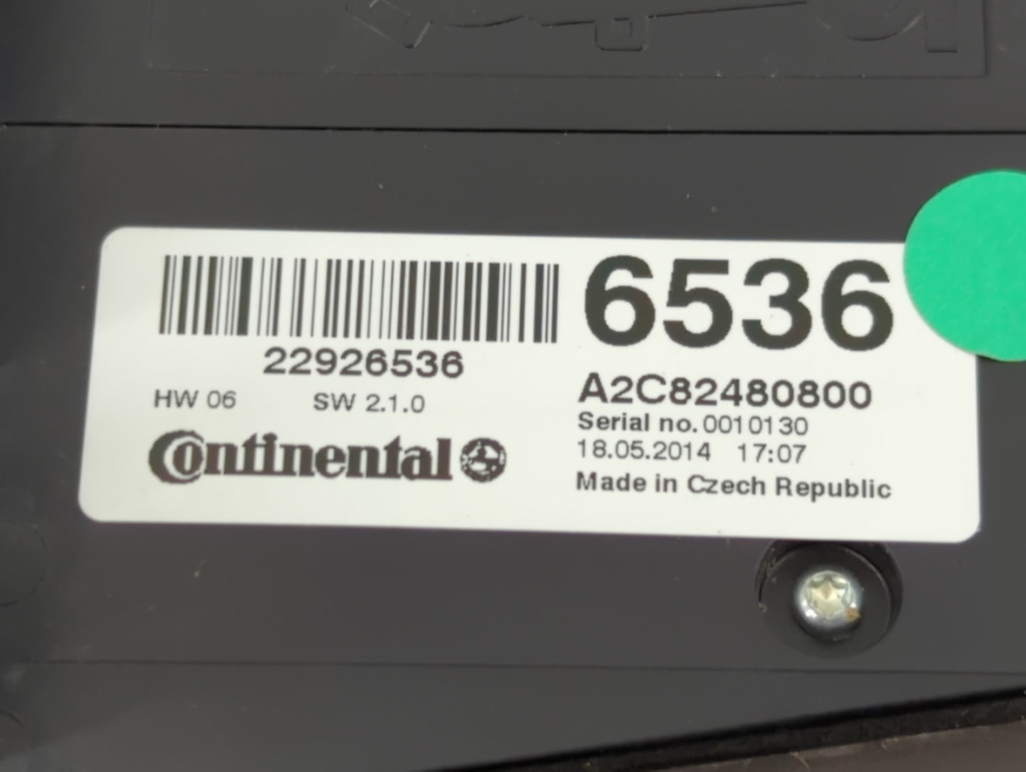 2015 Buick Verano Radio AM FM Cd Player Receiver Replacement P/N:22926536 A2C824808000 Fits OEM Used Auto Parts - Oemusedaut