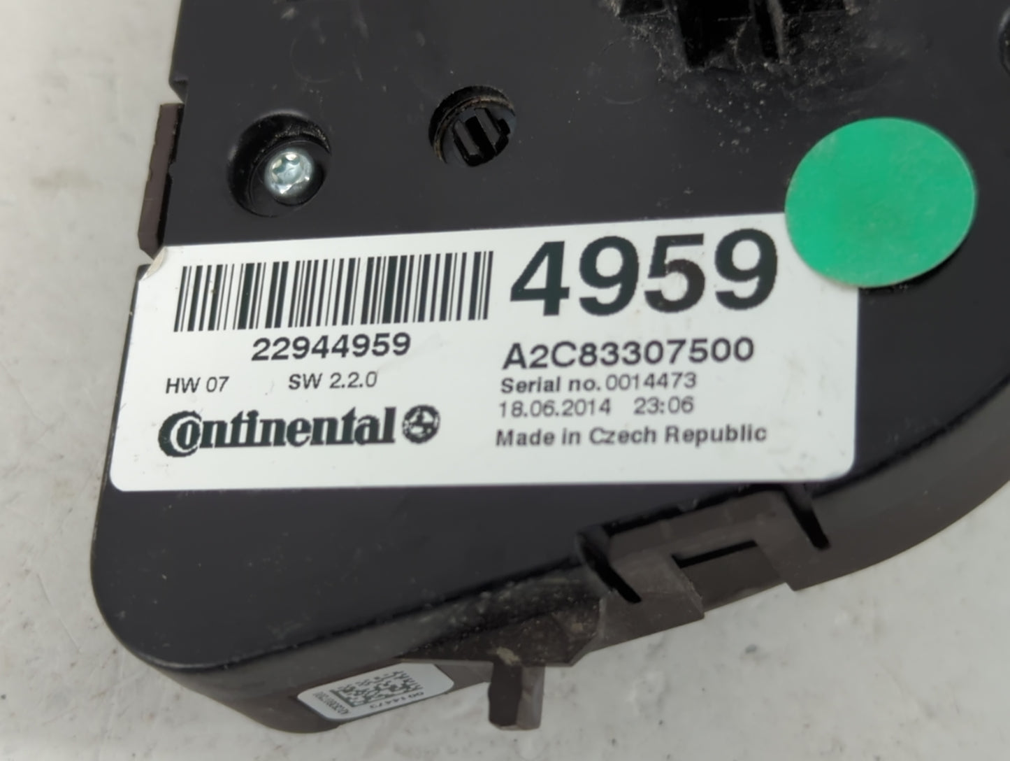 2012-2017 Buick Verano Climate Control Module Temperature AC/Heater Replacement P/N:A2C83307500 Fits OEM Used Auto Parts - O