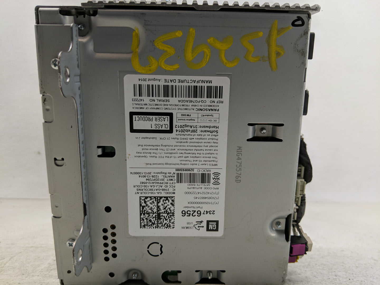 2015-2016 Buick Verano Radio AM FM Cd Player Receiver Replacement P/N:23476256 23284452 Fits Fits 2014 2015 2016 2017 OEM Us