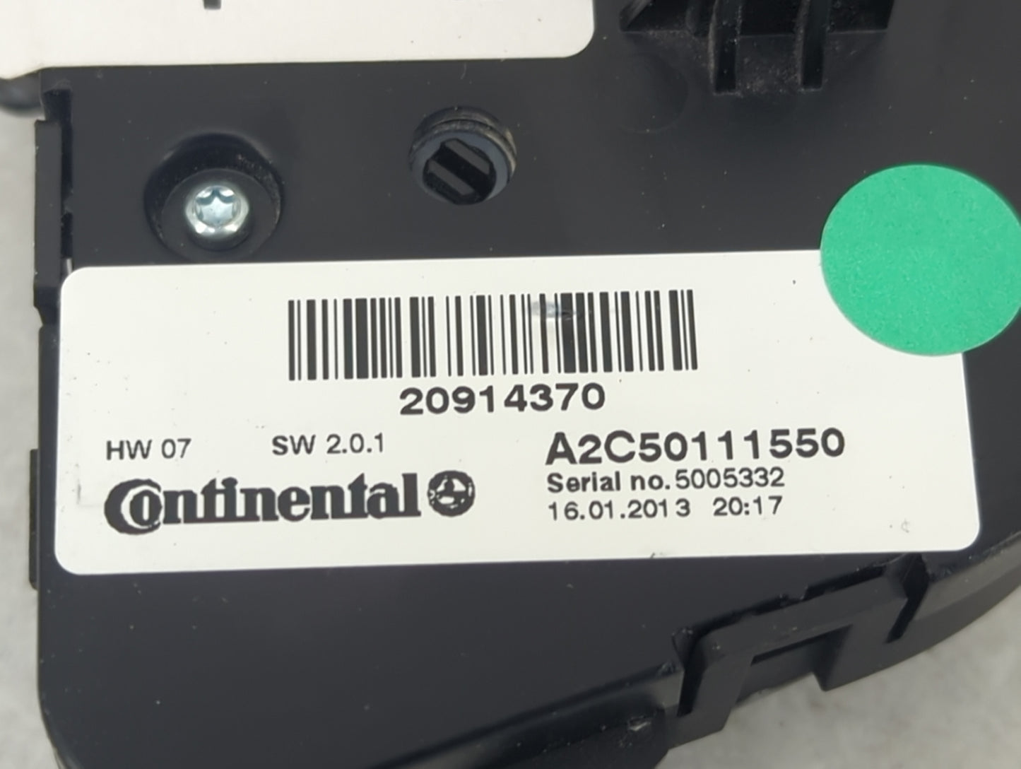 2012-2017 Buick Verano Climate Control Module Temperature AC/Heater Replacement P/N:20914370 A2C50111550 Fits OEM Used Auto 