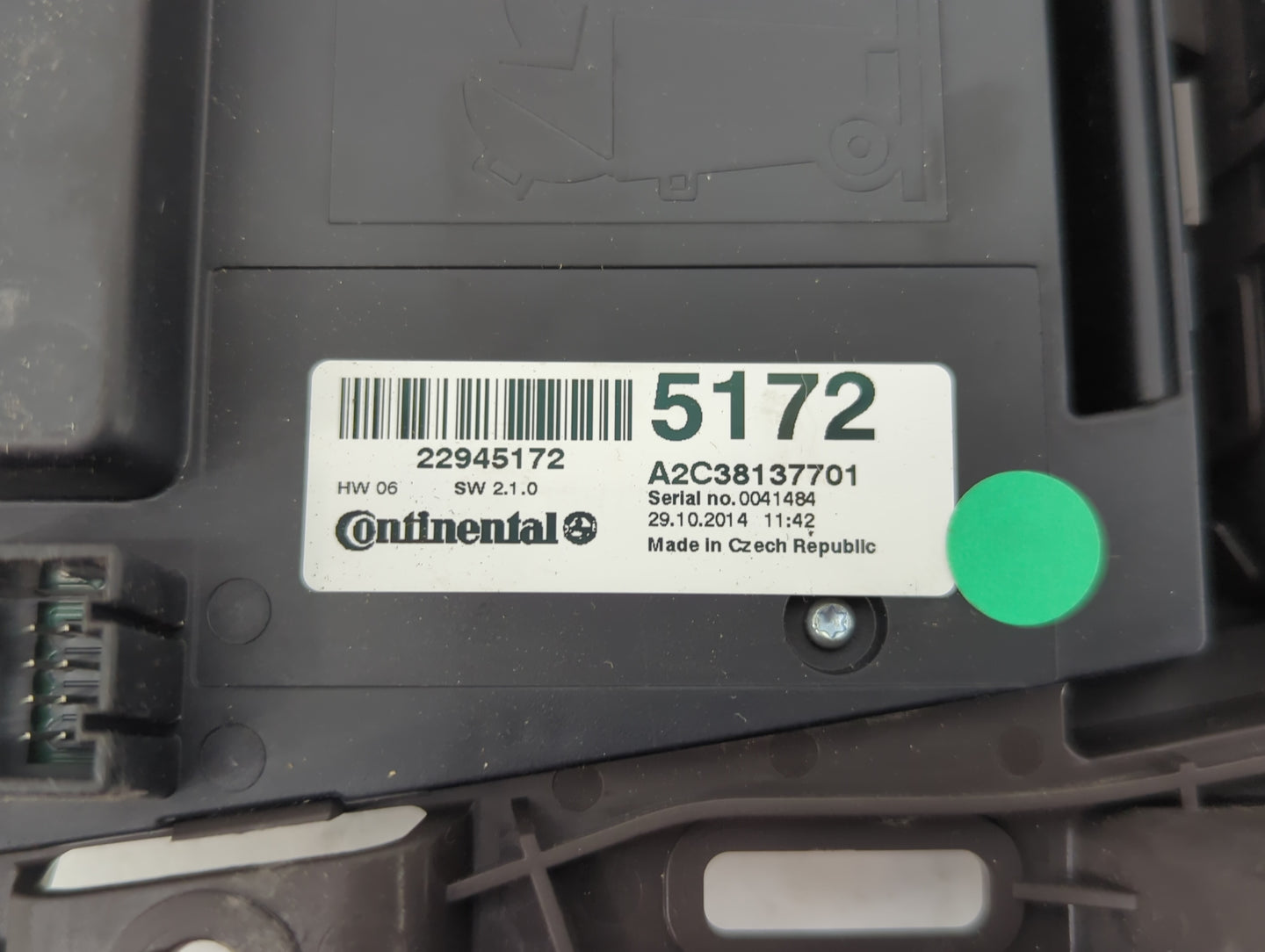 2012-2017 Buick Verano Climate Control Module Temperature AC/Heater Replacement P/N:22945172 A2C38137701 Fits OEM Used Auto 