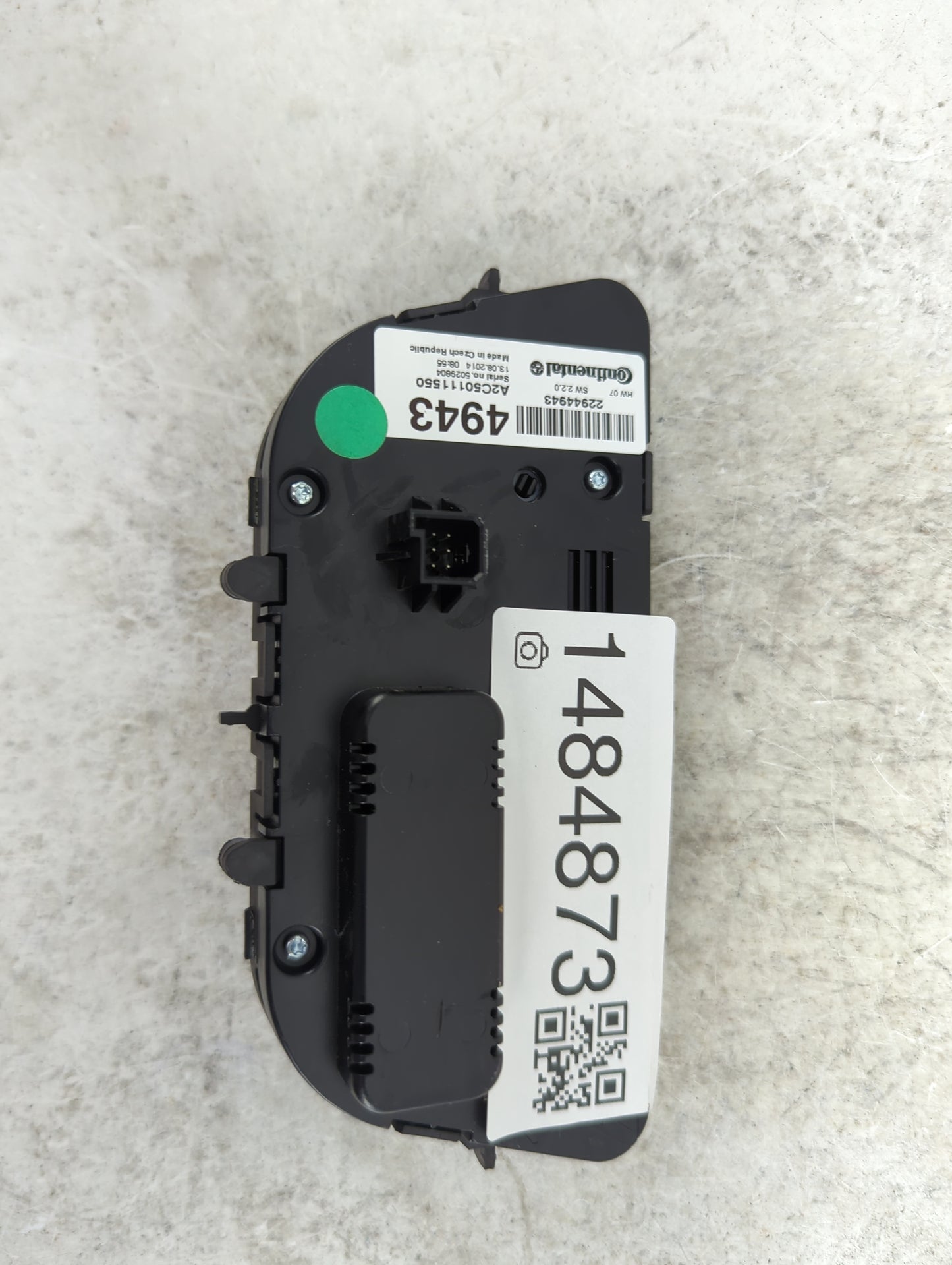2012-2017 Buick Verano Climate Control Module Temperature AC/Heater Replacement P/N:22944943 A2C50111550 Fits OEM Used Auto 