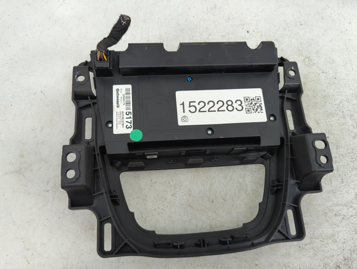 2012-2017 Buick Verano Climate Control Module Temperature AC/Heater Replacement P/N:22945173 A2C38137601 Fits OEM Used Auto 