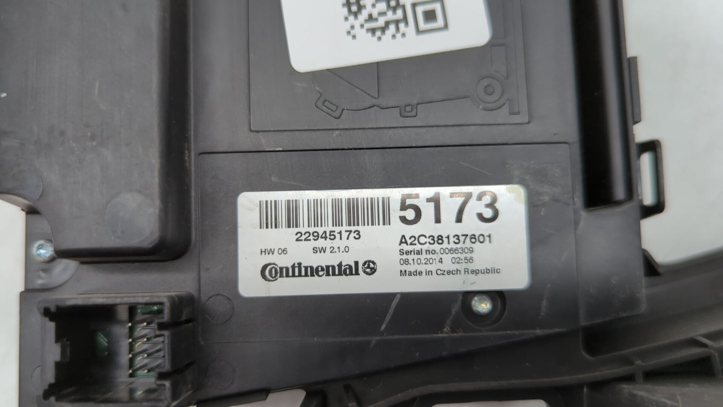Buick Verano Radio Control Panel - Oemusedautoparts1.com