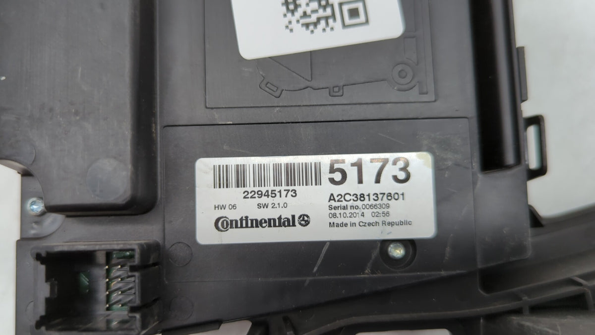 Buick Verano Radio Control Panel 294884 - Oemusedautoparts1.com