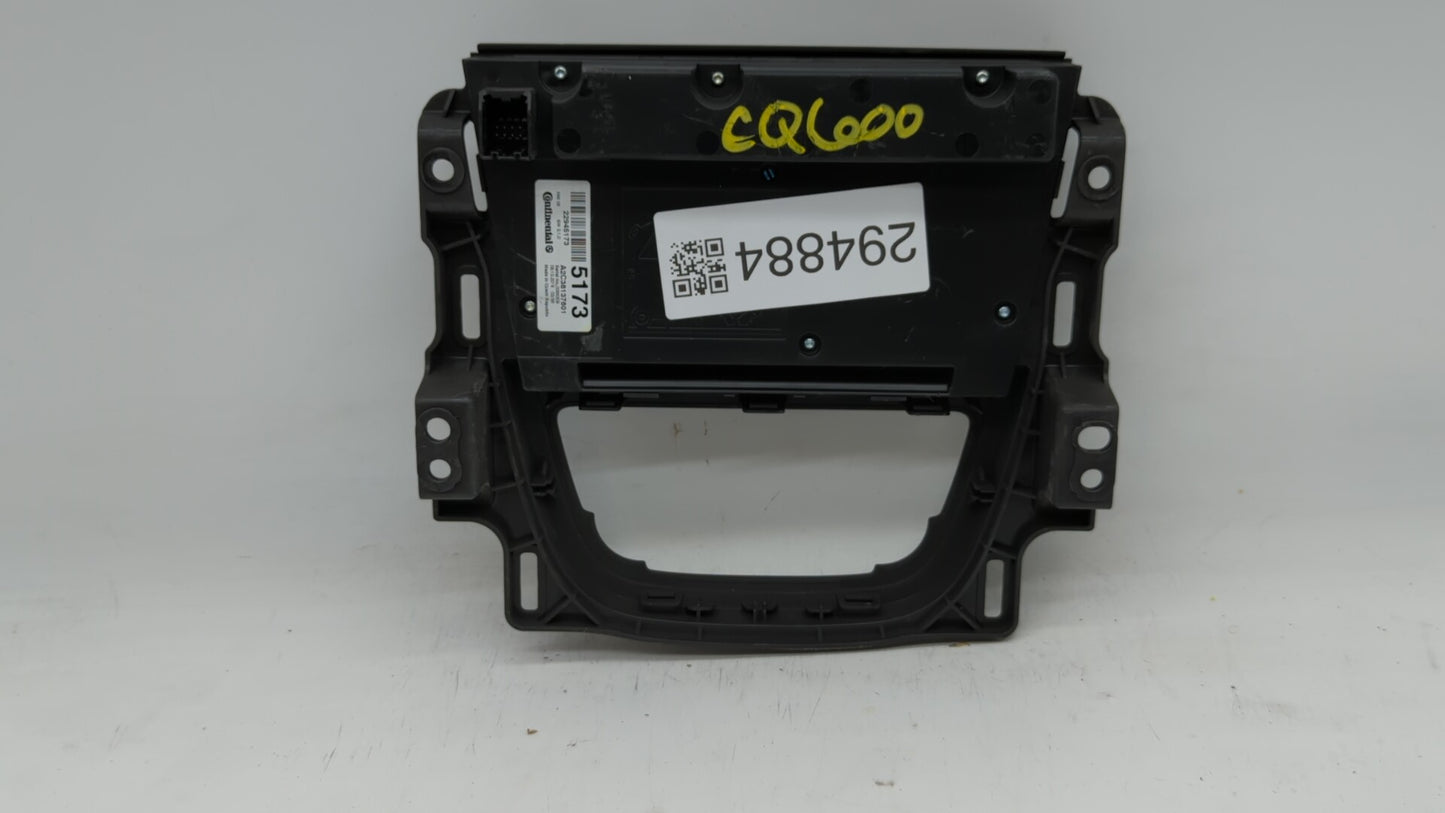 Buick Verano Radio Control Panel - Oemusedautoparts1.com