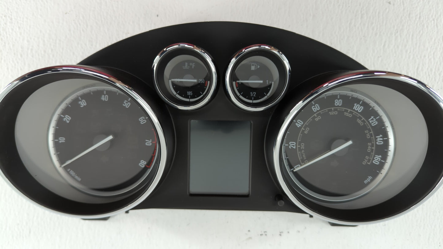 2014-2015 Buick Verano Instrument Cluster Speedometer Gauges P/N:22993180 Fits Fits 2014 2015 OEM Used Auto Parts - Oemuseda