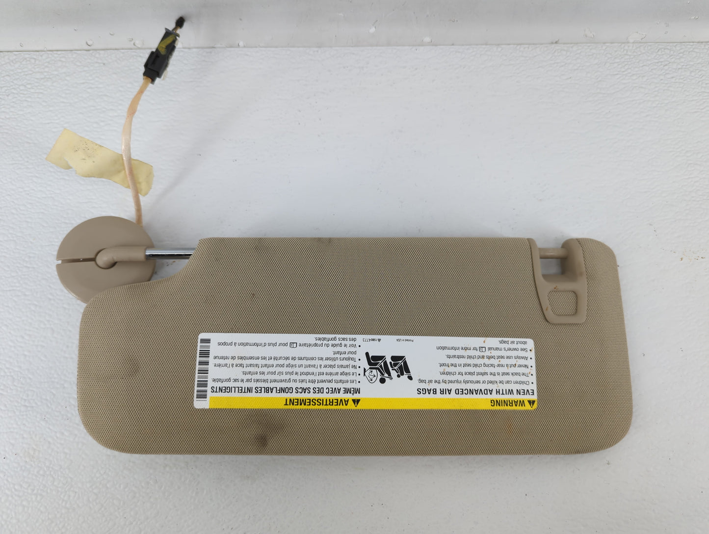 2012-2017 Buick Verano Sun Visor Shade Replacement Passenger Right Mirror Fits Fits 2012 2013 2014 2015 2016 2017 OEM Used A