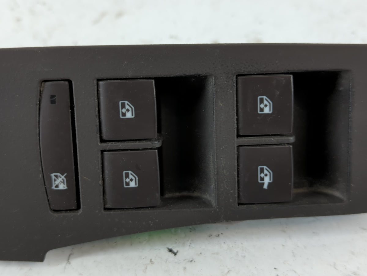 2015-2017 Buick Verano Master Power Window Switch Replacement Driver Side Left Fits Fits 2015 2016 2017 OEM Used Auto Parts 