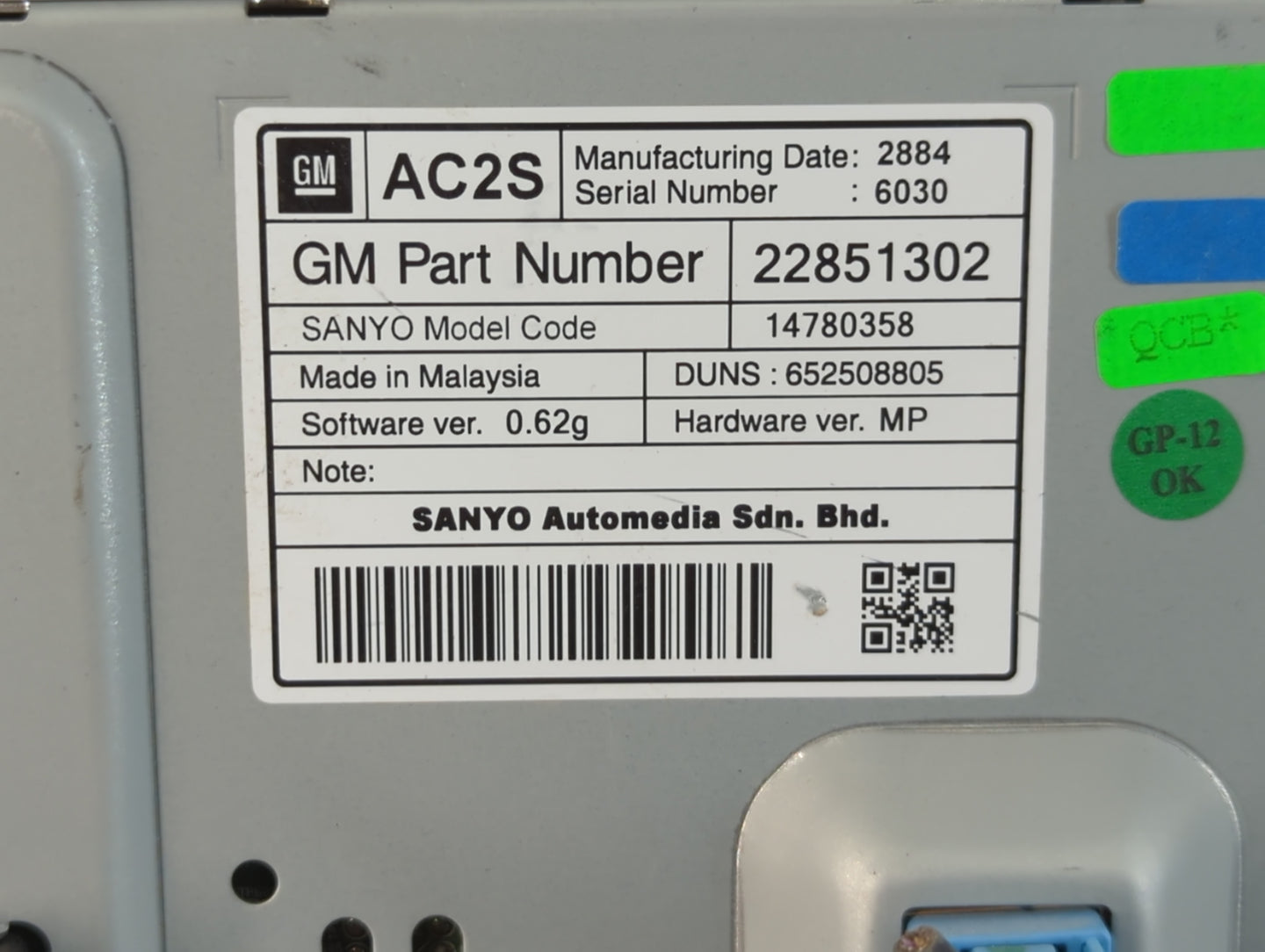 2012-2017 Buick Verano Information Display Screen - Oemusedautoparts1.com