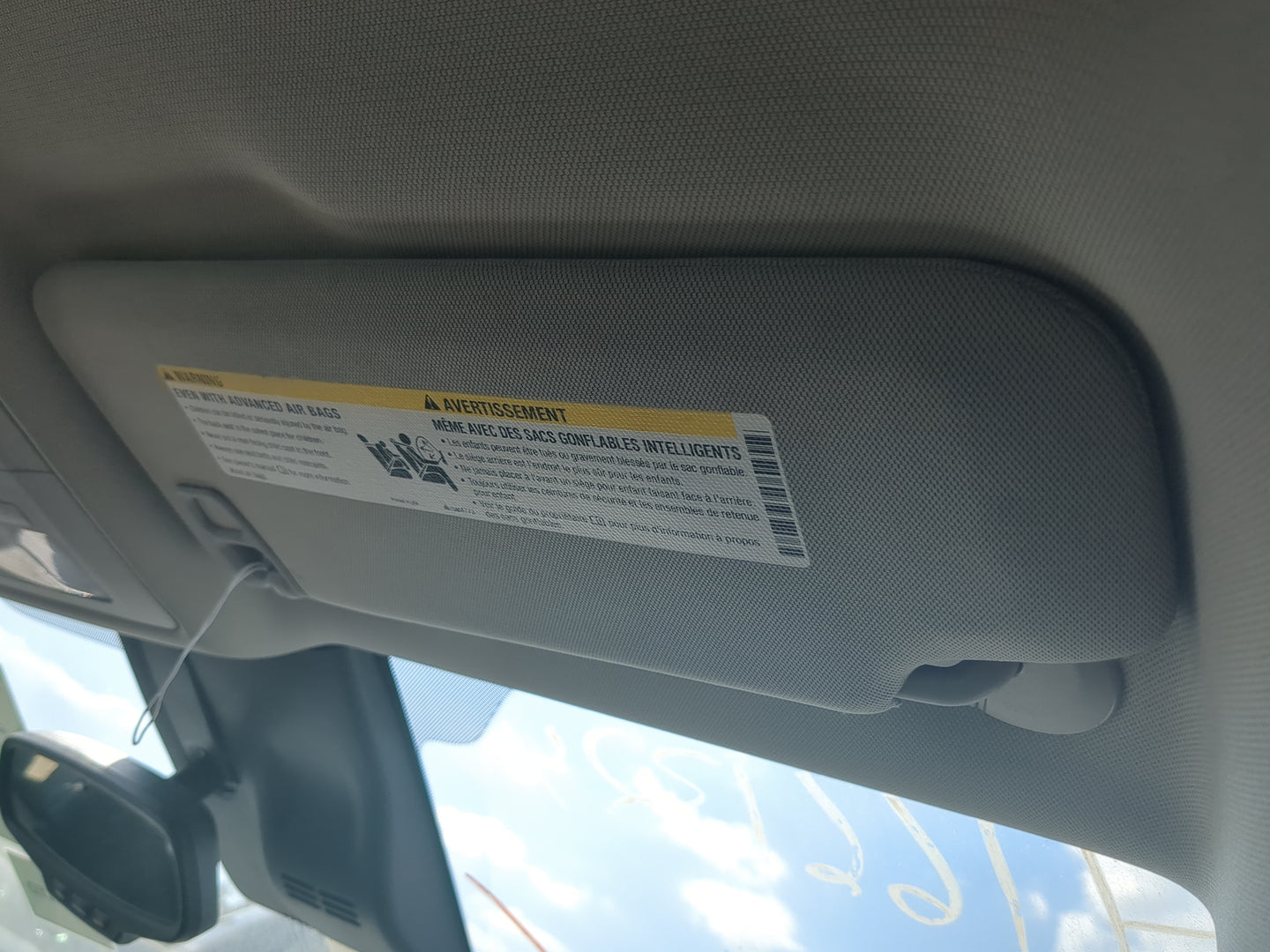 2012-2017 Buick Verano Sun Visor Shade Replacement Passenger Right Mirror Fits Fits 2012 2013 2014 2015 2016 2017 OEM Used A