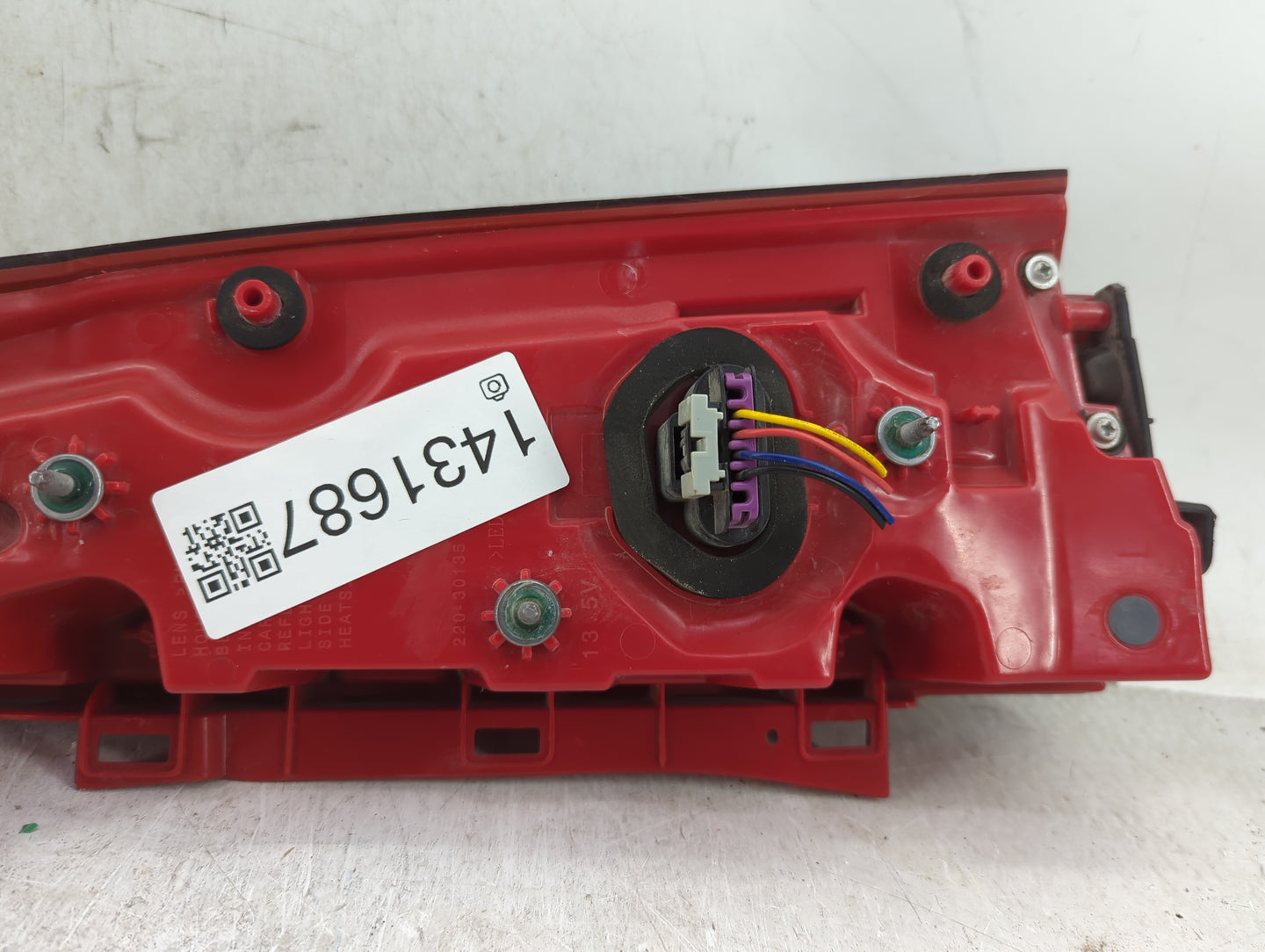 2013-2018 Cadillac Ats Tail Light Assembly Driver Left OEM P/N:220-30135 Fits Fits 2013 2014 2015 2016 2018 OEM Used Auto Pa