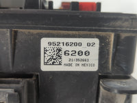 2013-2015 Cadillac Ats Fusebox Fuse Box Panel Relay Module P/N:95216200_02 Fits Fits 2013 2014 2015 OEM Used Auto Parts - Oe