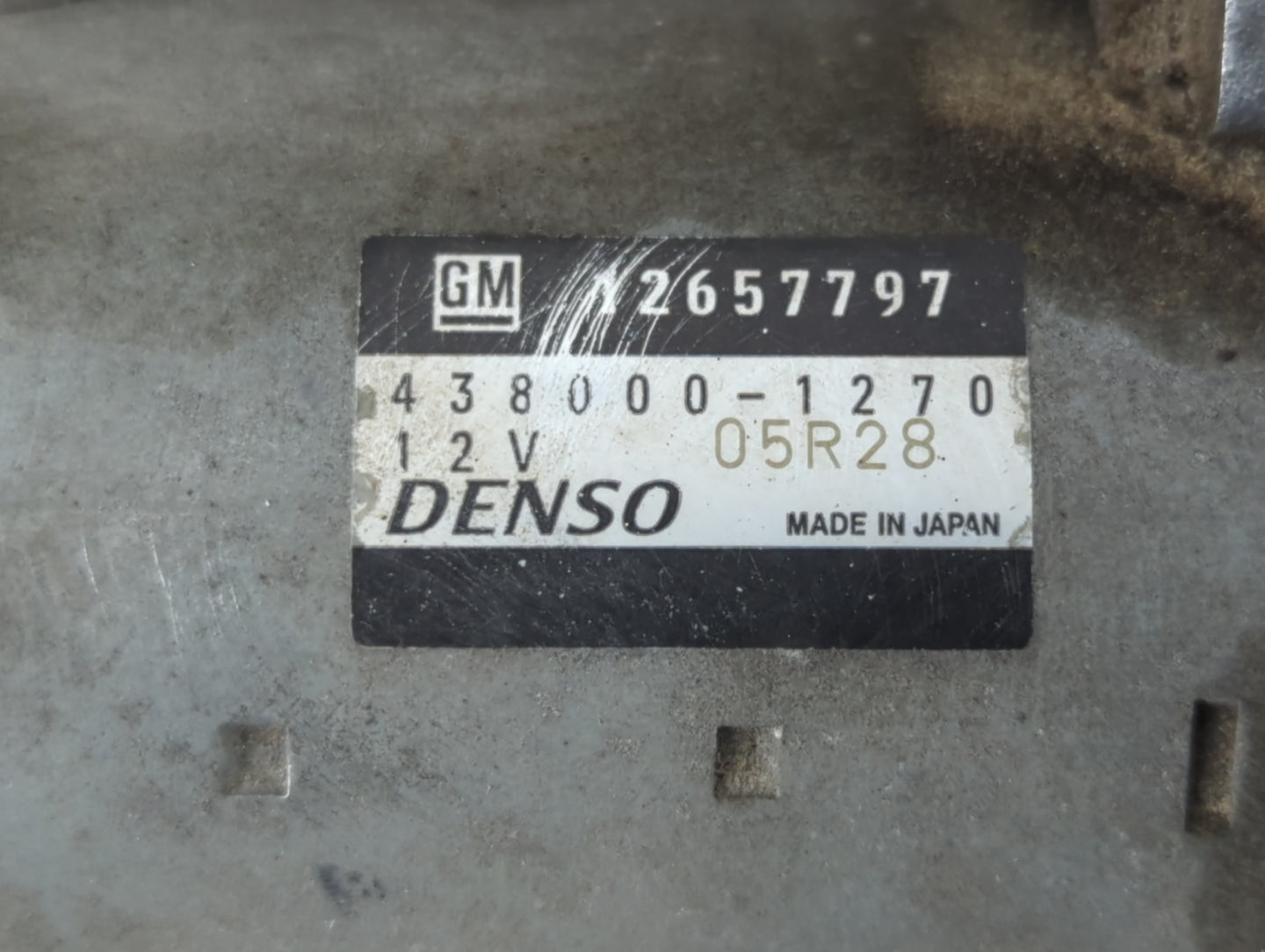 2013-2015 Cadillac Ats Car Starter Motor Solenoid OEM P/N:12657797 438000-1270 Fits OEM Used Auto Parts - Oemusedautoparts1.