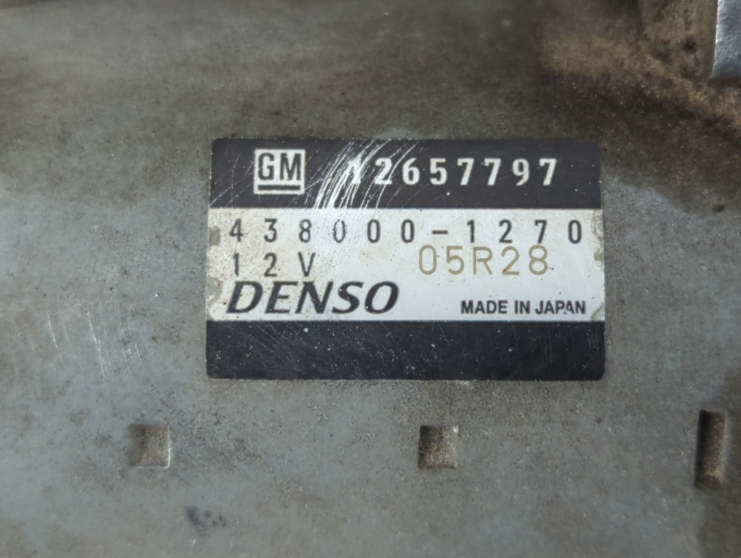2013-2015 Cadillac Ats Car Starter Motor Solenoid OEM P/N:12657797 438000-1270 Fits OEM Used Auto Parts - Oemusedautoparts1.