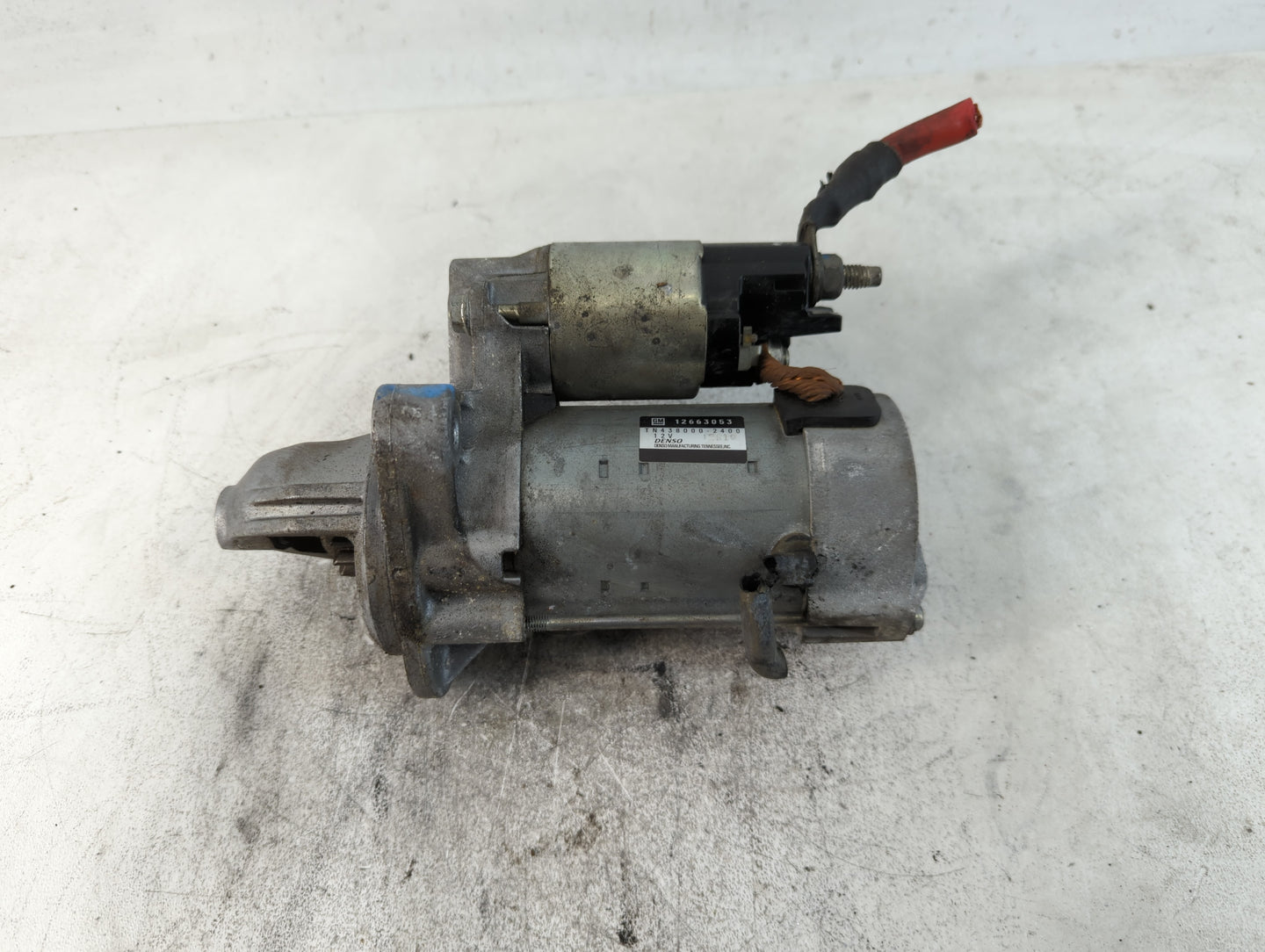2015 Cadillac Ats Car Starter Motor Solenoid OEM P/N:TN438000-2400 12663053 Fits Fits 2016 2017 2018 2019 OEM Used Auto Part