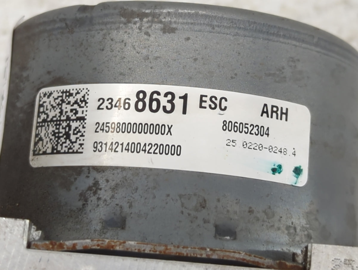 2014-2016 Cadillac Ats Anti-Lock Brake ABS Pump Module Actuator OEM P/N:23468631 Fits Fits 2014 2015 2016 OEM Used Auto Part