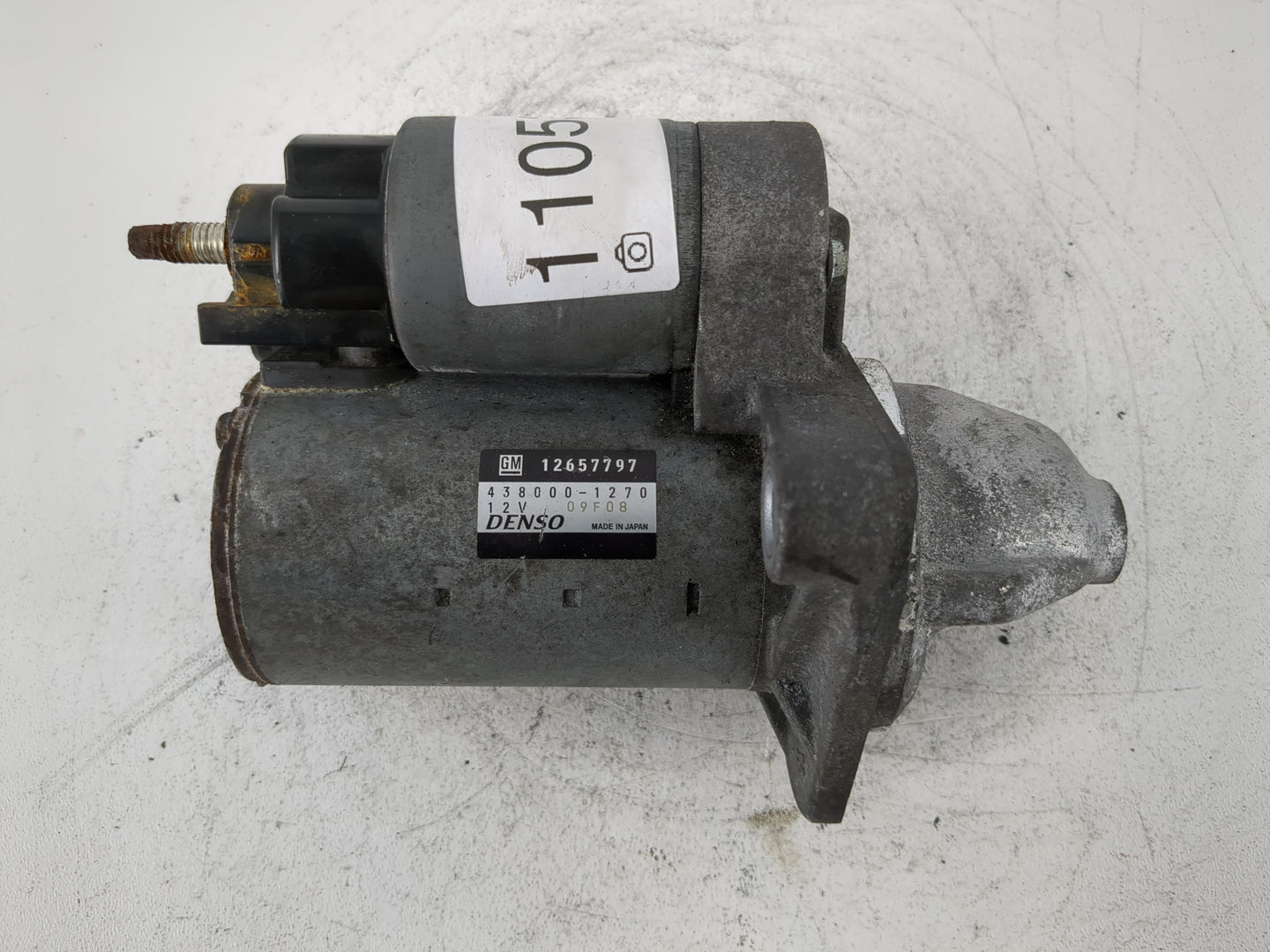 2014-2015 Cadillac Cts Car Starter Motor Solenoid OEM P/N:438000-1270 12657797 Fits OEM Used Auto Parts - Oemusedautoparts1.