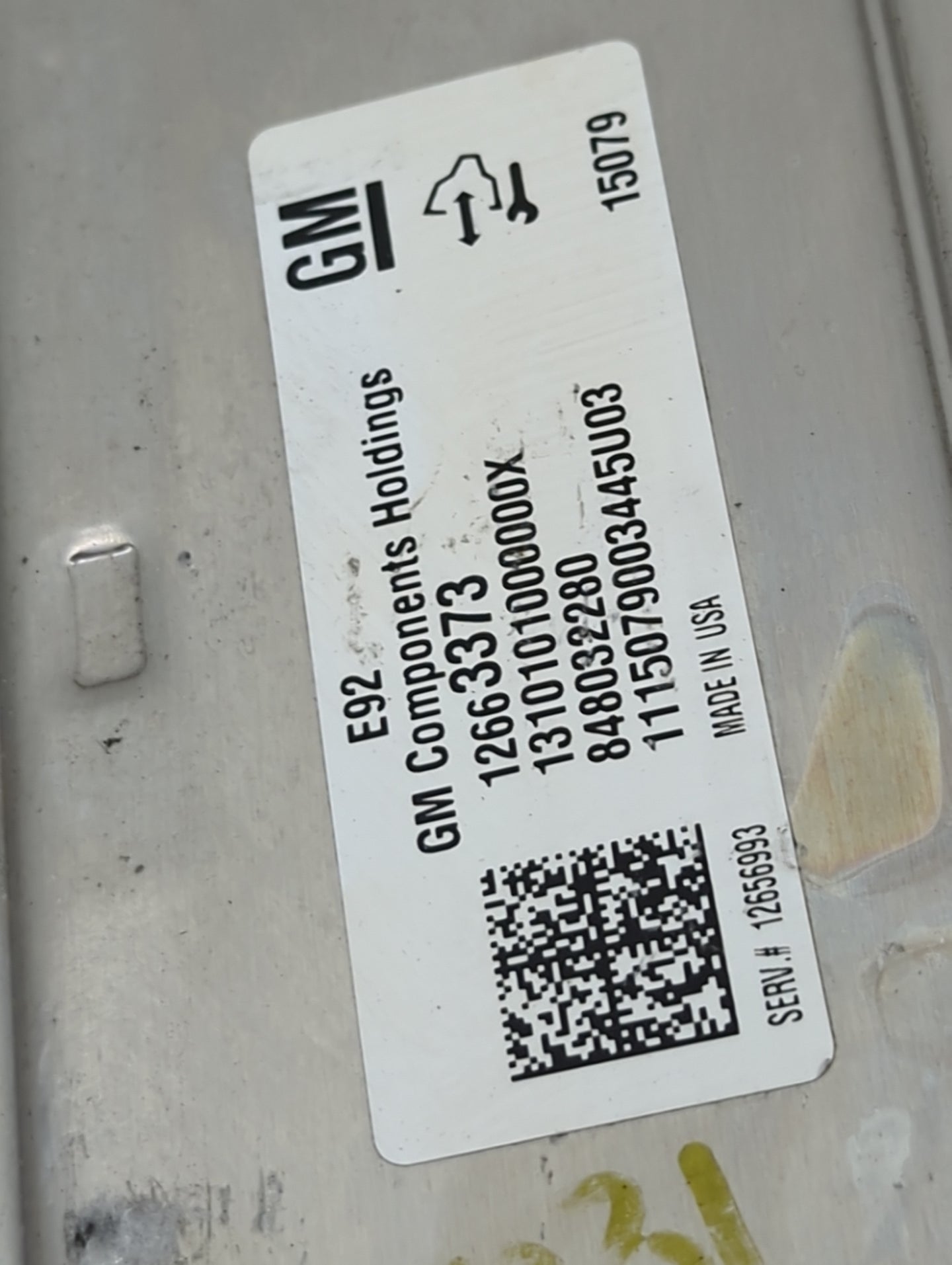 2014-2016 Cadillac Cts PCM Engine Control Computer ECU ECM PCU OEM P/N:12663373 12656993 Fits Fits 2014 2015 2016 OEM Used A