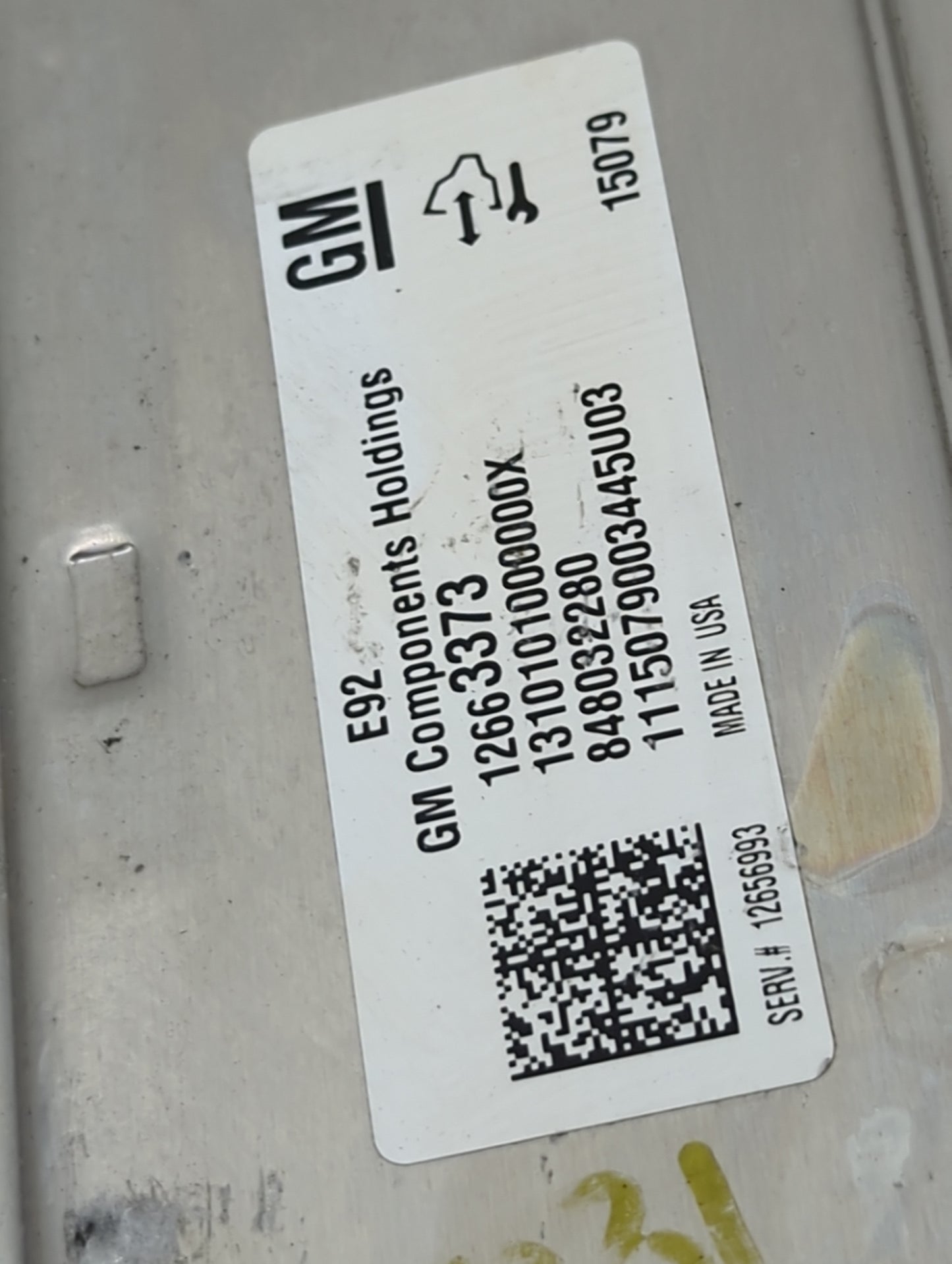 2014-2016 Cadillac Cts PCM Engine Control Computer ECU ECM PCU OEM P/N:12663373 12656993 Fits Fits 2014 2015 2016 OEM Used A