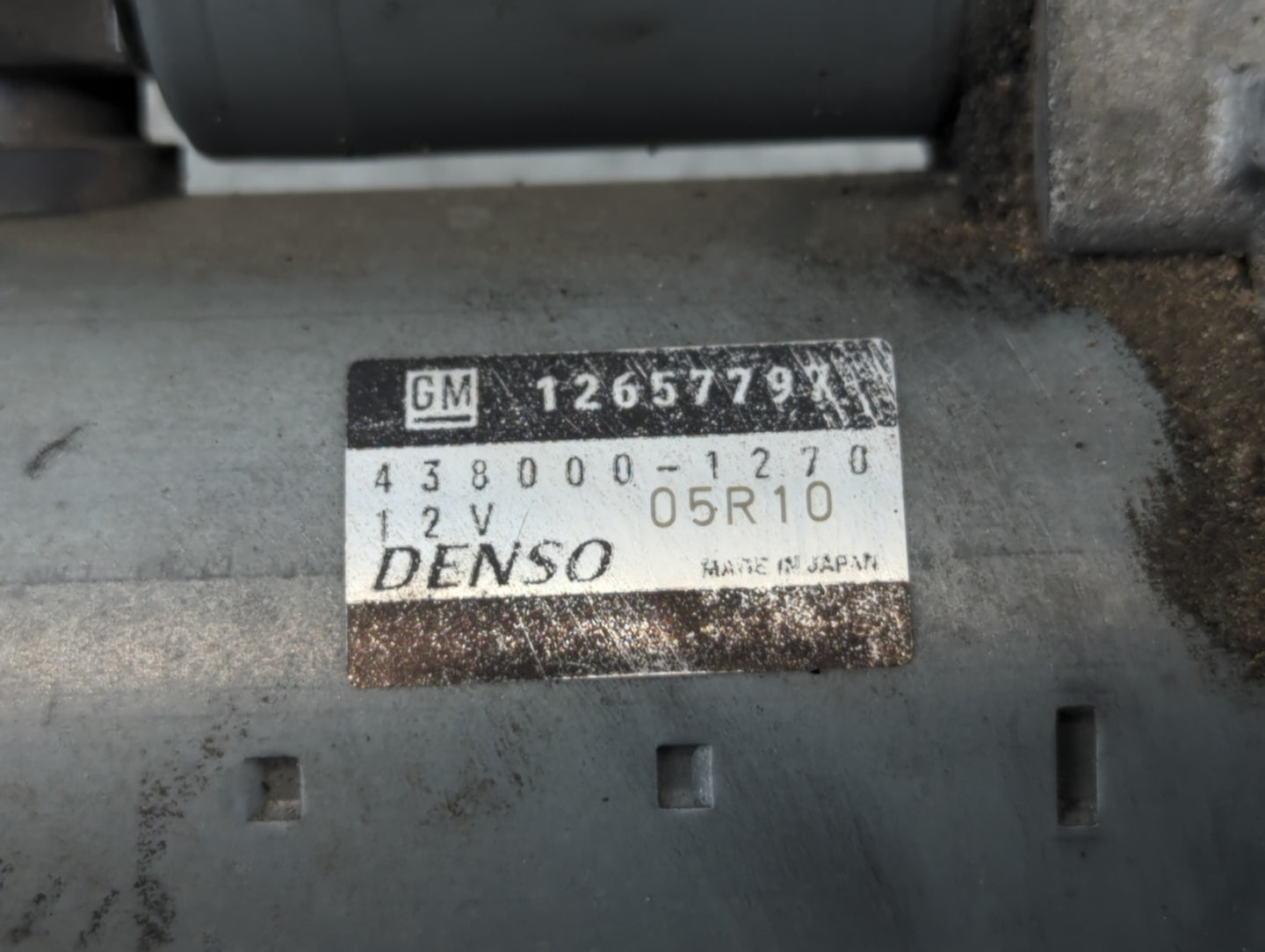 2014-2015 Cadillac Cts Car Starter Motor Solenoid OEM P/N:438000-1270 12657797 Fits OEM Used Auto Parts - Oemusedautoparts1.