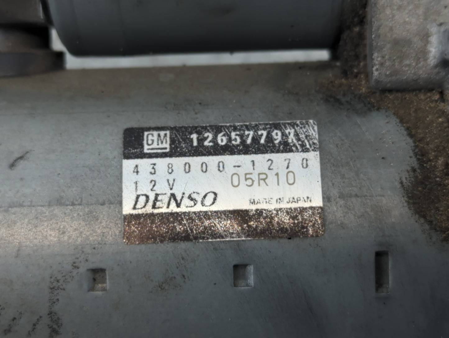 2014-2015 Cadillac Cts Car Starter Motor Solenoid OEM P/N:438000-1270 12657797 Fits OEM Used Auto Parts - Oemusedautoparts1.