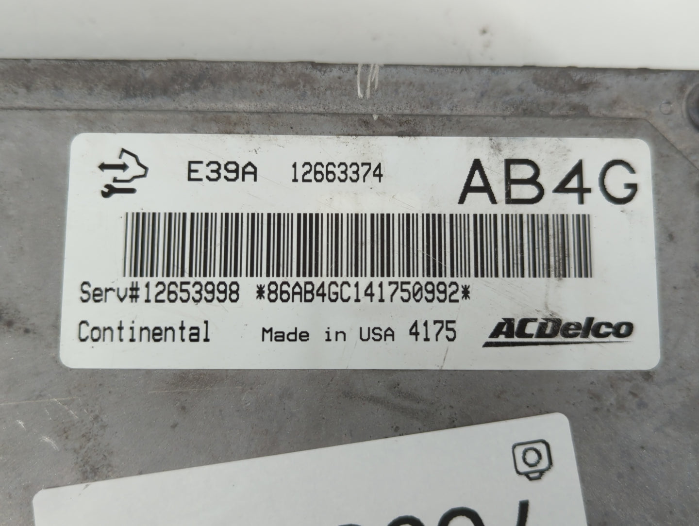 2014-2015 Cadillac Cts PCM Engine Control Computer ECU ECM PCU OEM P/N:E39A 12663374 Fits Fits 2013 2014 2015 2016 OEM Used 