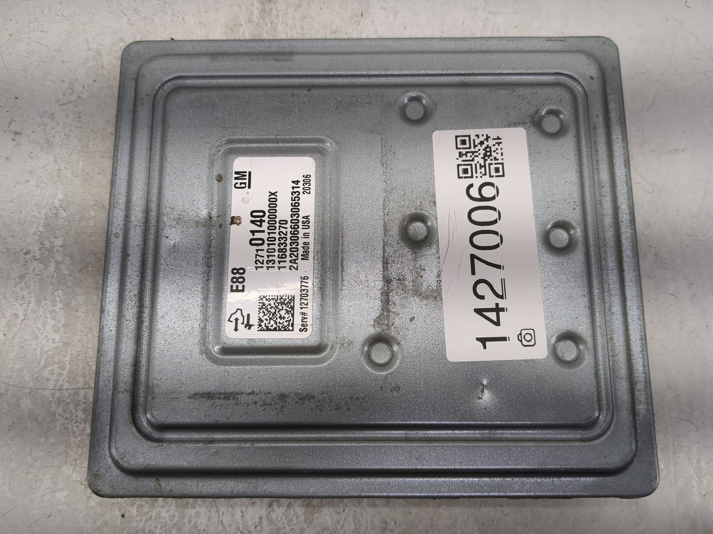 2015-2016 Cadillac Escalade PCM Engine Control Computer ECU ECM PCU OEM P/N:12710140 13101010000000X Fits Fits 2014 2015 201